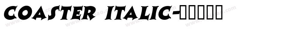 Coaster Italic字体转换